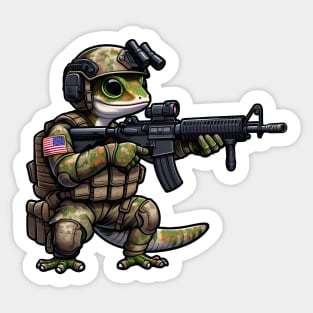 Tactical Gecko Sticker